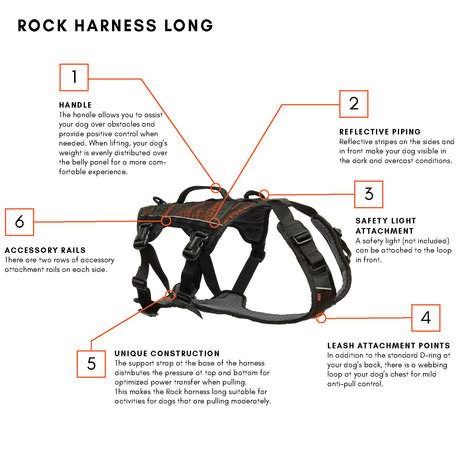 Non stop dogwear - Rock Harness long M